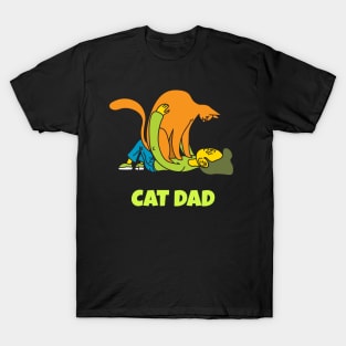 cat dad funny cat T-Shirt